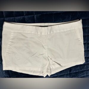 Express Women’s White Basic Khaki Shorts